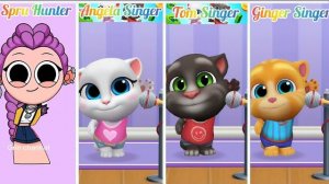 Sprunki K-Pop Demon Hunter vs Angela vs Tommy vs Ginger! Кто лучший РЕАКЦИЯ