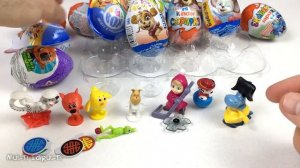 Игрушки из Мультиков Киндер Сюрпризы Шоколадные Яица Распаковка