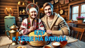 ЕДУ К ТЁЩЕ НА БЛИНЫ. Стихи Людмила Бабкина; музыка, вокал  Антон Ильчук .