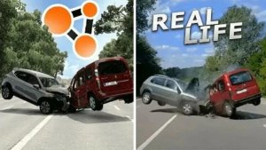 Аварии на реальных событиях в beamng drive #41