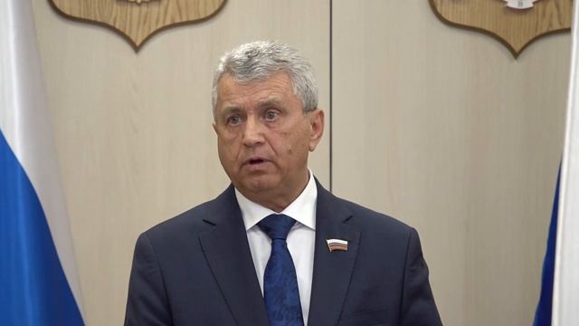 Брифинг Виктора Емельяненко на заседании Комиссии Совета законодателей