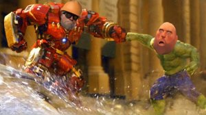 Pootis VS HeavyBuster(TF2 Dub of Avengers Age of Ultron) (GoldGauntlet)