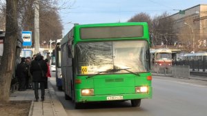 Автобус Екатеринбурга Mercedes-Benz O405N № У 780 РО 96 маршрут 60 на остановке "улица Восточная"
