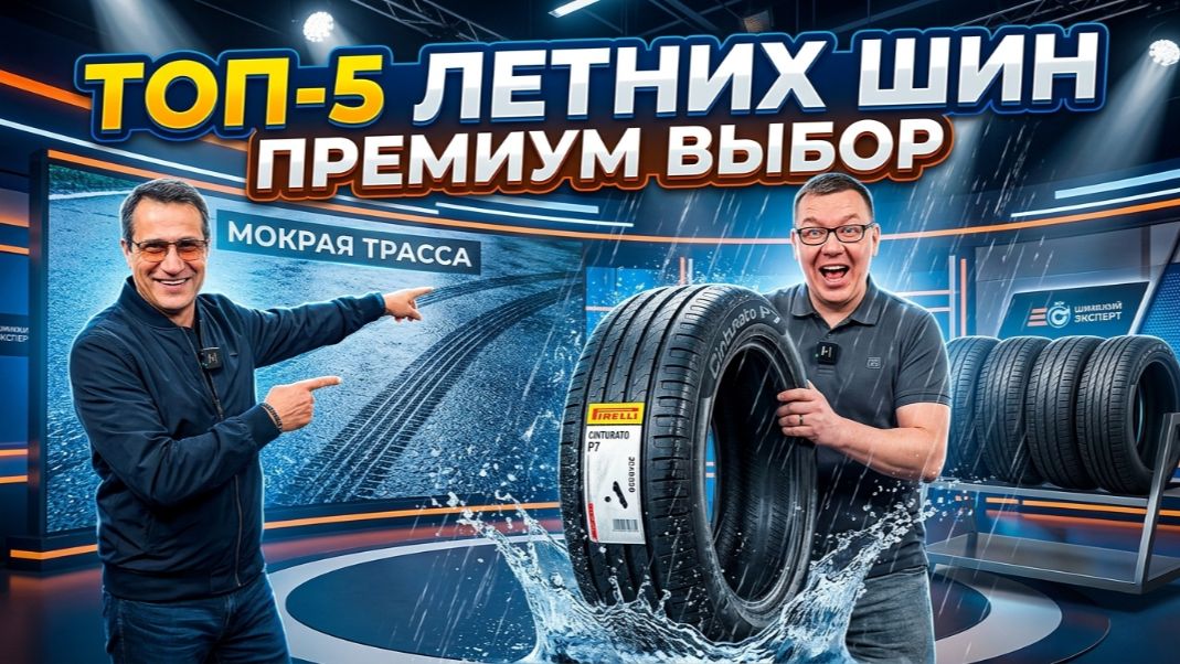 ТОП-5 ПРЕМИАЛЬНЫХ ШИН для лета 2026