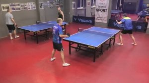 I ф. Ерошов Ф. (664, Москва) - Лыков С. (713, СПб) 24.03 настольный теннис Малиновый 400+ турнир