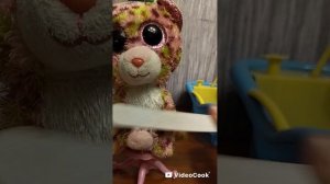 ухаживаю за мягкой игрушкой