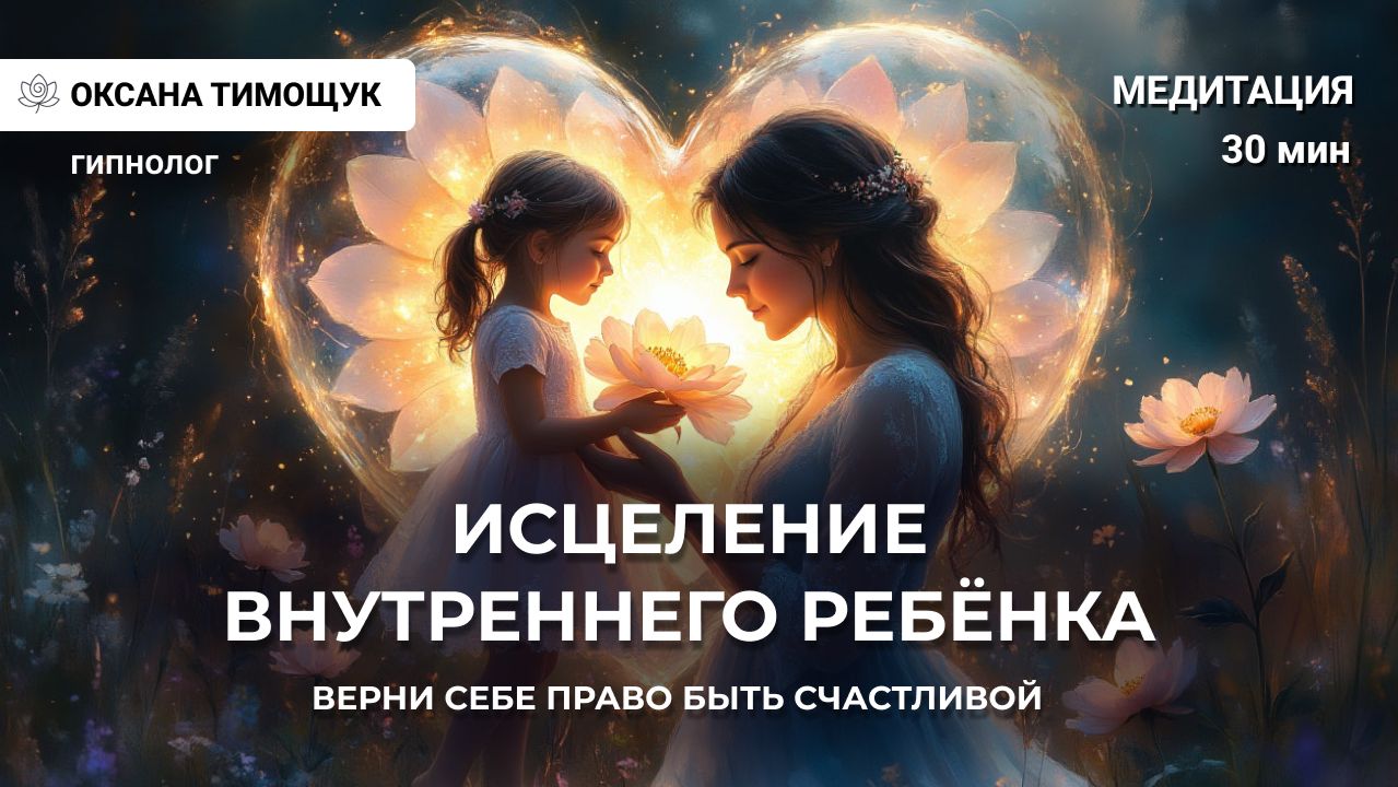 ИСЦЕЛЕНИЕ ВНУТРЕННЕГО РЕБЁНКА | Медитация от гипнолога для проработки детских травм