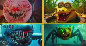 МОНСТР-ТОМАС против ИНФЕКТЕД СКАЙ и КРОКО-МИНЬОН против ГУБКИ БОБА! 🚂🐊 КТО ПОБЕДИТ? МУЛЬТИК-БАТТЛ