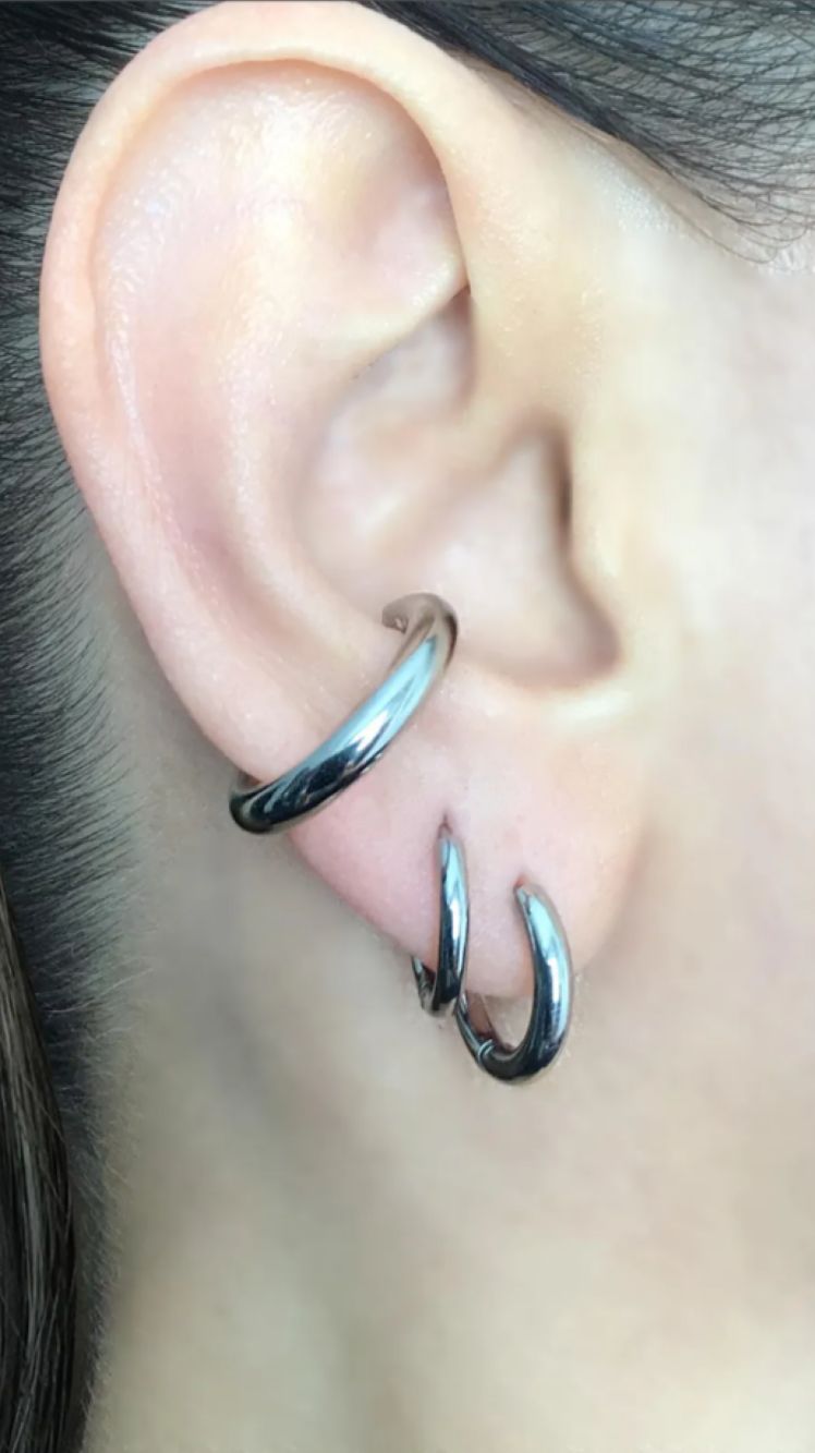 Серьги без прокола "Классическая каффа" от StarfallShop