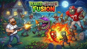 Зомби против растений PvZ Fusion Plants vs Zombies Растения против Зомби ПВЗ Битва прохождение игры