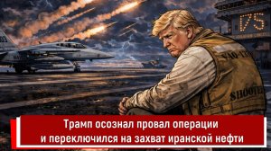 Трамп осознал провал операции и переключился на захват иранской нефти