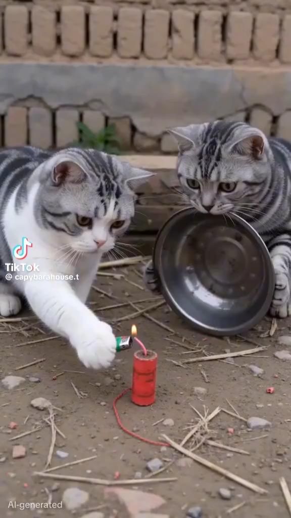 🐾 Нейровидео: кисы-хулиганки и безобразницы