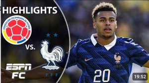 Колумбия - Франция. Обзор матча.