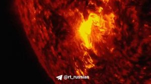 Очень сильная вспышка произошла на Солнце — в последний раз подобная была в начале февраля…🔽