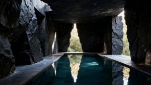 brutalist ambient ｜｜ pool house ｜｜ cave-