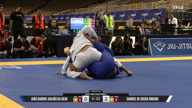 fin open Gabriel De Sousa Ribeiro vs João Gabriel Galvão Da Silva 2026 Pan Jiu Jitsu IBJJF Champio