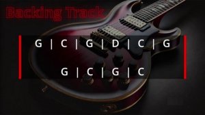 Smoky Nashville Country Rock Guitar Backing Track in G