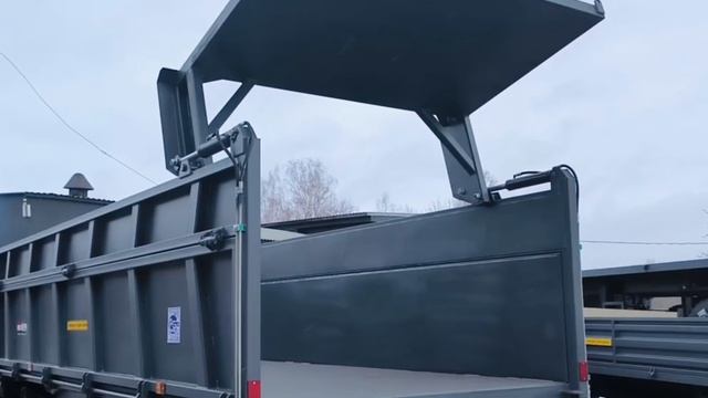 Полуприцеп ппс12, гидравлический борт, разгрузка на 3 стороны