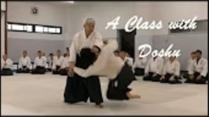 Дошу Моритеру Уэсиба. Тренировка по айкидо в Хомбу Додзё. 2020