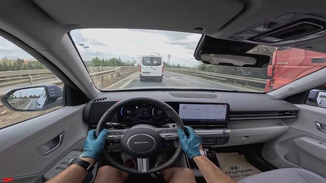 HYUNDAI KONA 1.0 T-GDI 2024 года выпуска - Тест-драйв от первого лица в 4K