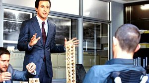 Ипотечные облигации  на примере  шаткой башни из блоков «дженга» Отрывок из фильма Игра на понижение