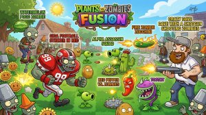 Plants vs Zombies Fusion Зомби против растений PvZ Растения против Зомби Битва