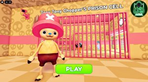 Побег Тони Чоппера из тюрьмы! #Obby Игровой процесс #roblox