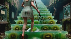 АСМР Лестница из желе