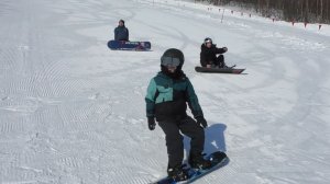 Открытый мастер-класс по сноуборду прошел в горнолыжном комплексе «Снегорка»