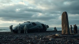 В 13 веке на Кавказе приземлился черный корабль и из него вышли железные люди