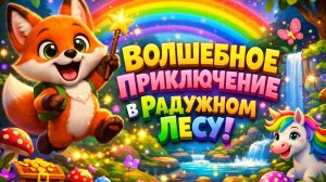 Волшебное приключение маленького Лисенка в Радужном лесу