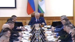 Совещание губернатора Александра Соколова