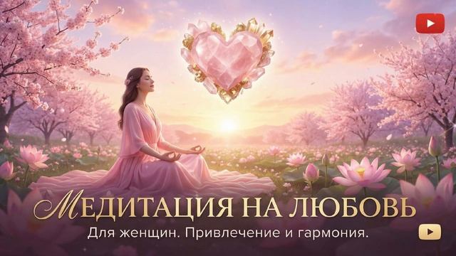 Короткая медитация. Для женщин. Любовь