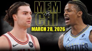 29.03.2026 | ОБЗОР МАТЧА | Мемфис Гриззлиз - Чикаго Буллз | Highlights