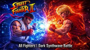 Street Fighter • All Fighters  Dark Synthwave Battle Mix (Ryu, Ken, Guile, Chun-Li & More)