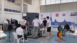 Егор Зобач. Жим 140 кг на Кубке СПб