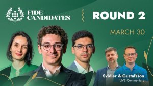 Шахматы Турнир претендентов ФИДЕ 2026 | Прямая трансляция 2-го тура