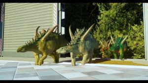 мультики Анимация появления всех травоядных динозавров – Эволюция мира Юрского периода 3