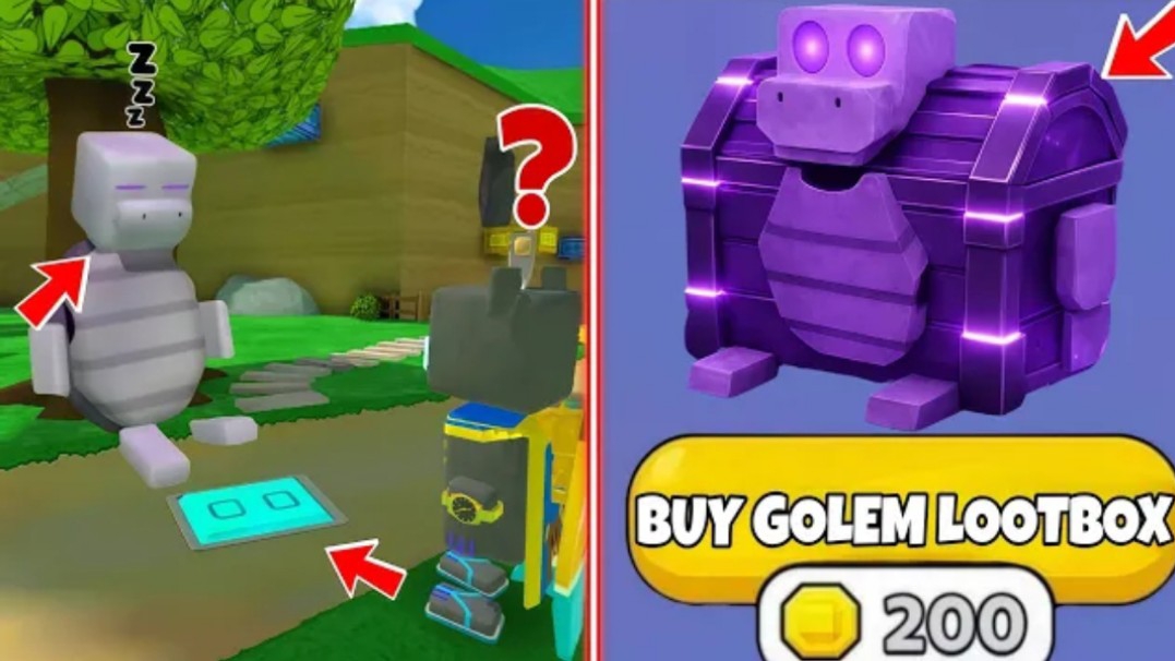 Секретное место сундука с черепаховым големом / Приключение супер-медведя