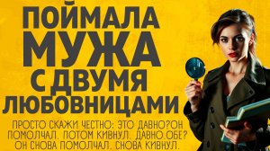Поймала мужа с двумя любовницами. Расскажу тебе. Любовные истории.