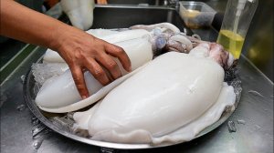 Кальмар Бангкок морепродукты Таиланд