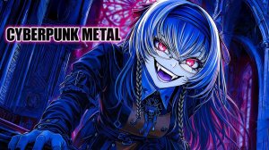Dark Vampire Teacher ⚡ CYBERPUNK METAL Work Focus