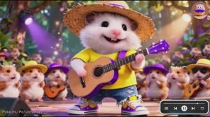 😋УВЛЕКАТЕЛЬНАЯ МУЛЬТИК-ПЕСЕНКА: ХОМЯЧОК КРОХА И ГИТАРА | Развивающие детские песни и мультики