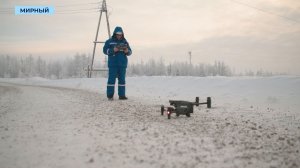 «Птички» вместо «кошек»: энергетики ЗЭС доверили осмотр линий квадрокоптерам