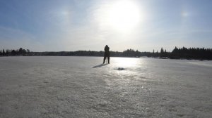 Рыбалка по последнему льду.