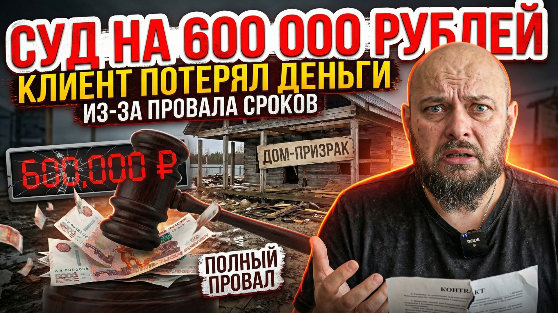 Суд на 600 000₽: как заказчик потерял деньги на срыве сроков стройки