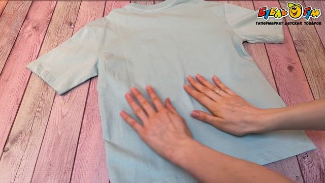 Футболка Lanson Kids с крупной буквой и надписью однотонная мятная - видео