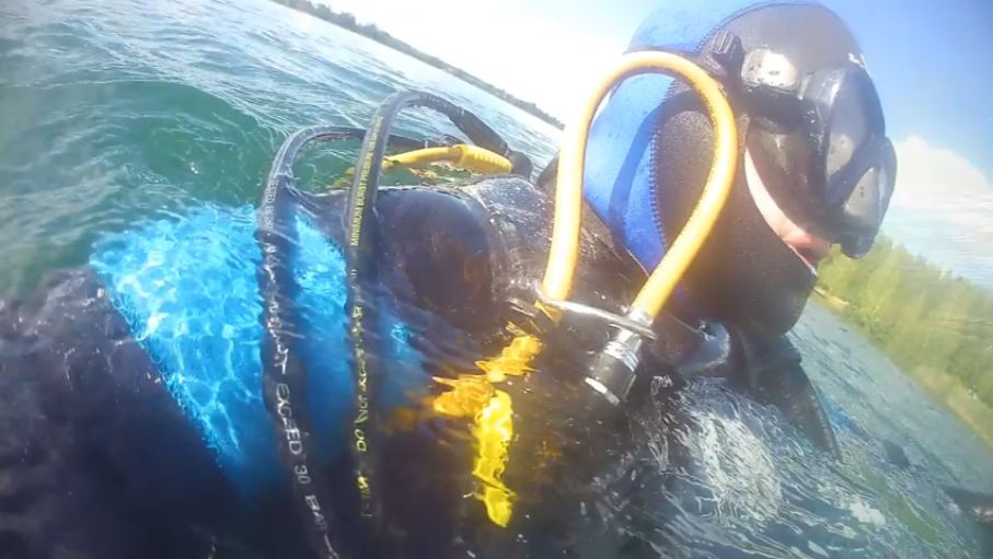 Два нырка в Спас-Каменке 15.06.2024