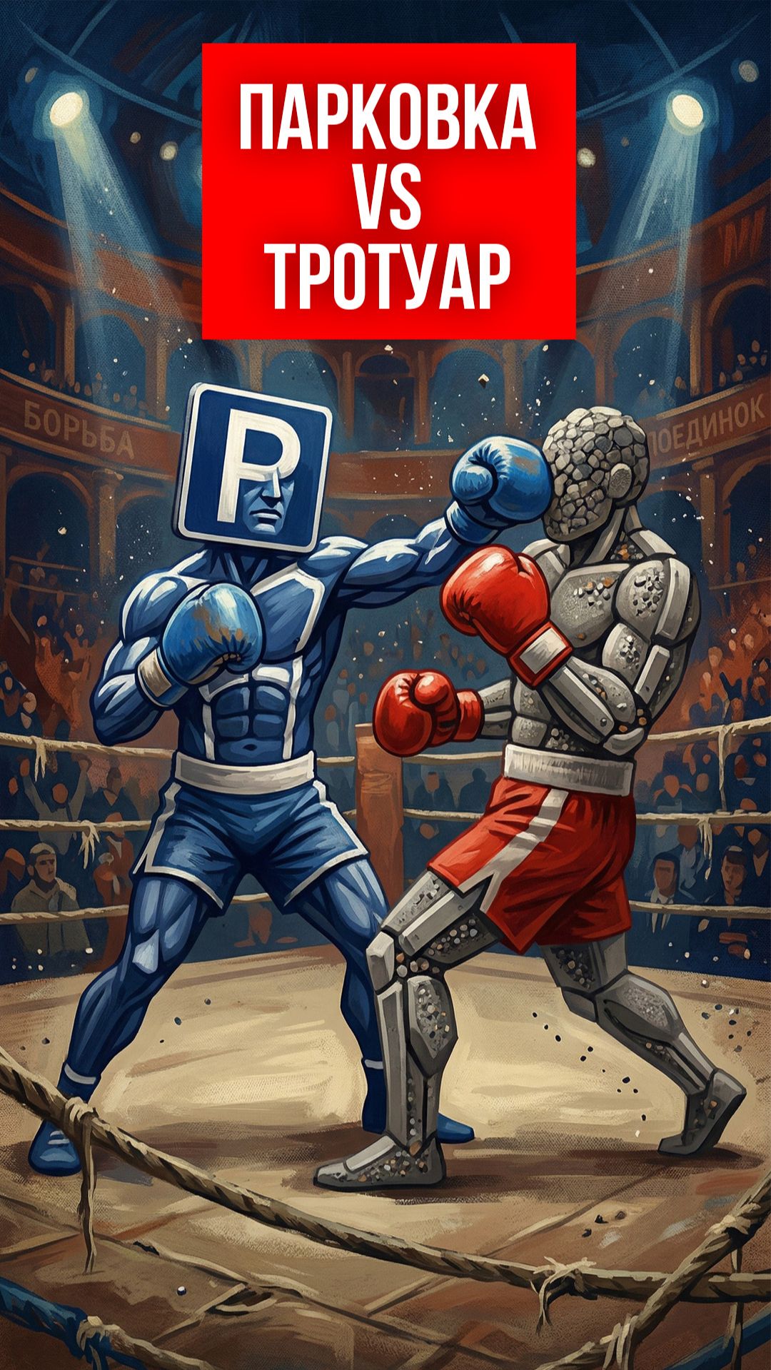 Парковка VS тротуар