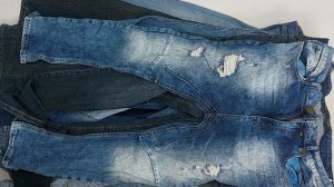 42782 Джинсы мужские классические, 1пак, 21662, секонд (extra/1 кат) оптом